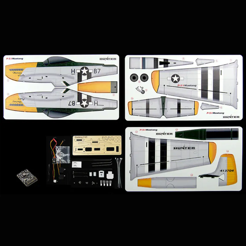 P-51 Mustang PNP with RX1.0 Flight Controller