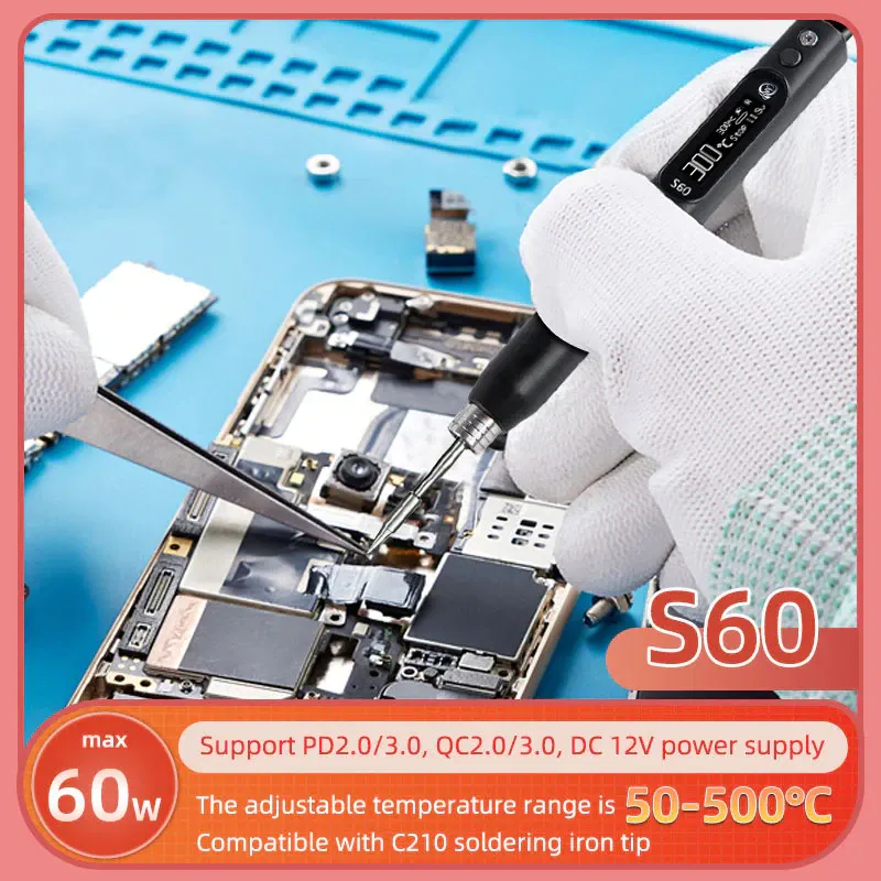 SEQURE S60 Nano Electric Soldering Iron Kit