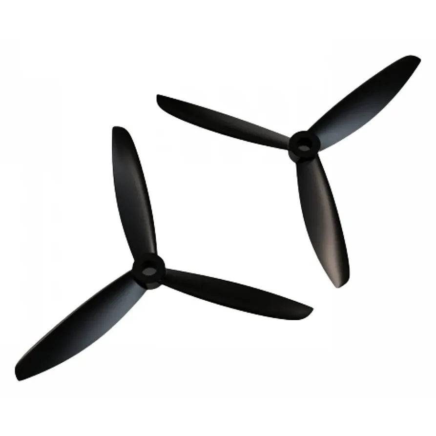 5045 (5x4.5) 3-Blade Propeller, Blue (CW + CCW)