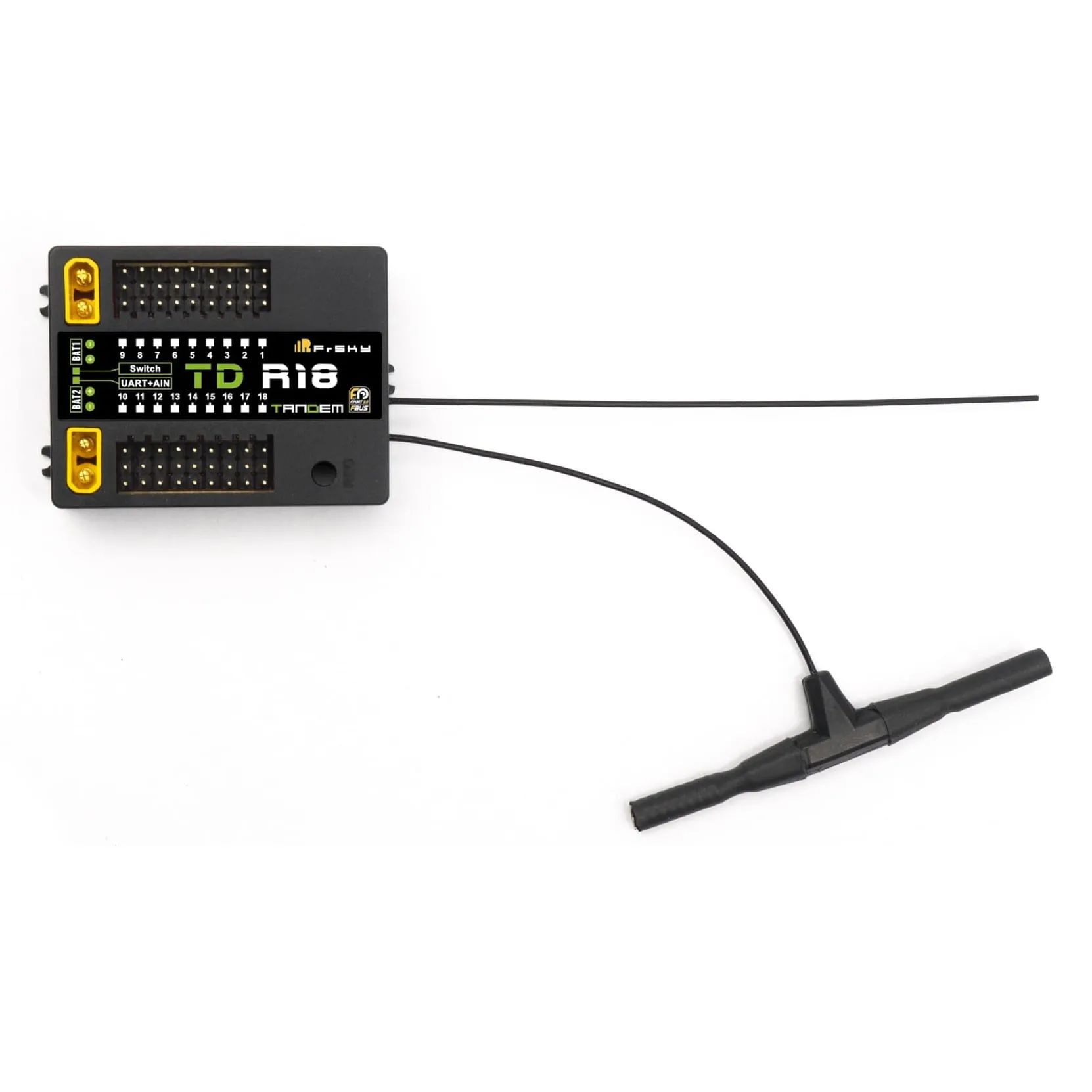 FrSky TD R18 18CH Dual-Band Receiver (2.4GHz/900MHz)