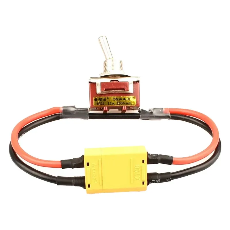 ReadyToSky XT90 Panel-Mount On/Off Toggle Switch for RC Battery Leads