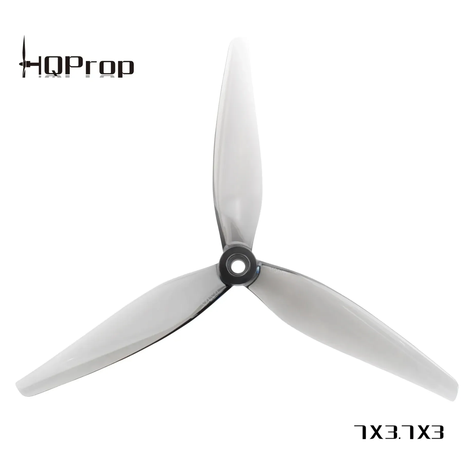 HQProp 7×3.7×3 Propeller — Grey Polycarbonate (2CW+2CCW)