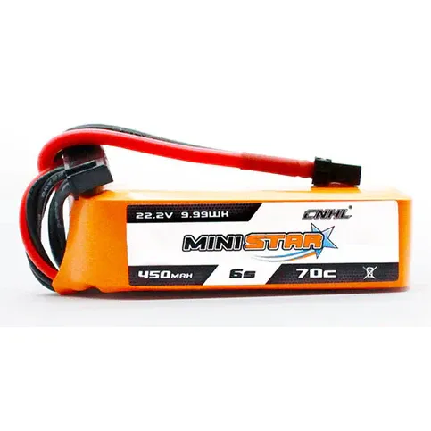 CNHL MiniStar 450mAh 6S 22.2V 70C LiPo Battery