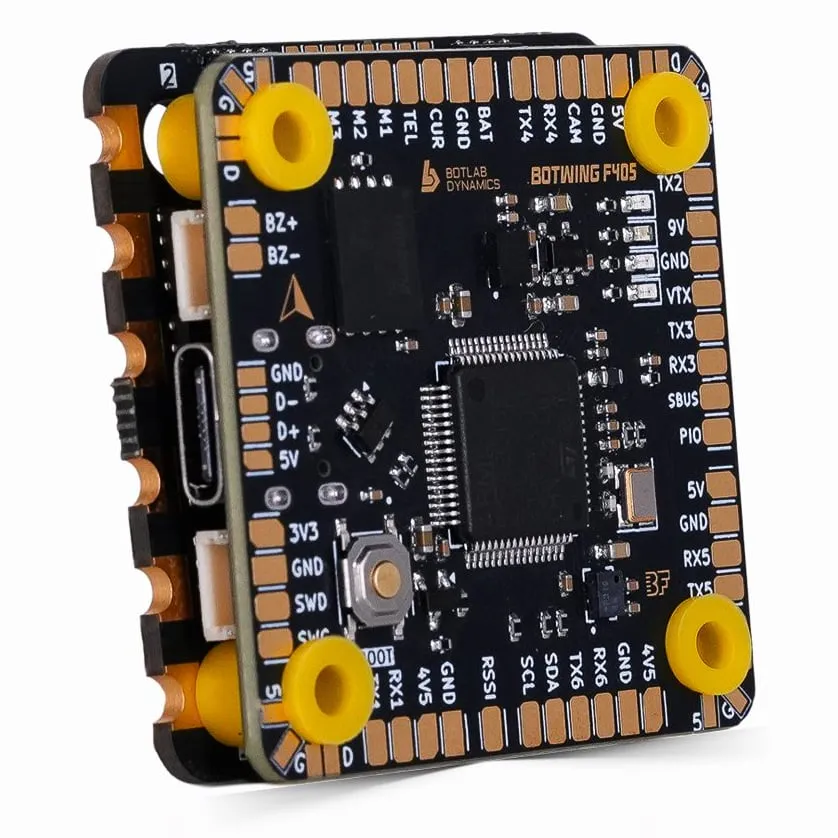BotWing F405 FC (Solderless) + BotDrive 8-Bit 50A 4-in-1 ESC