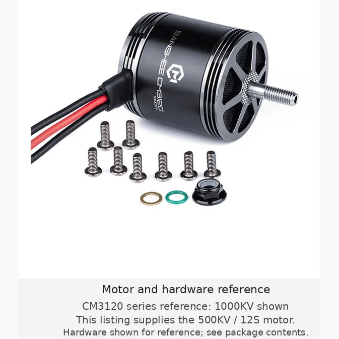 MAD CM3120 Banshee 500KV 12S FPV Drone Motor