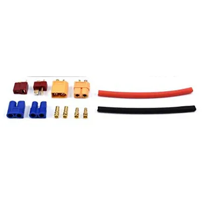 T-Plug, EC3 & XT60 Connector Kit with 14AWG Silicone Wire