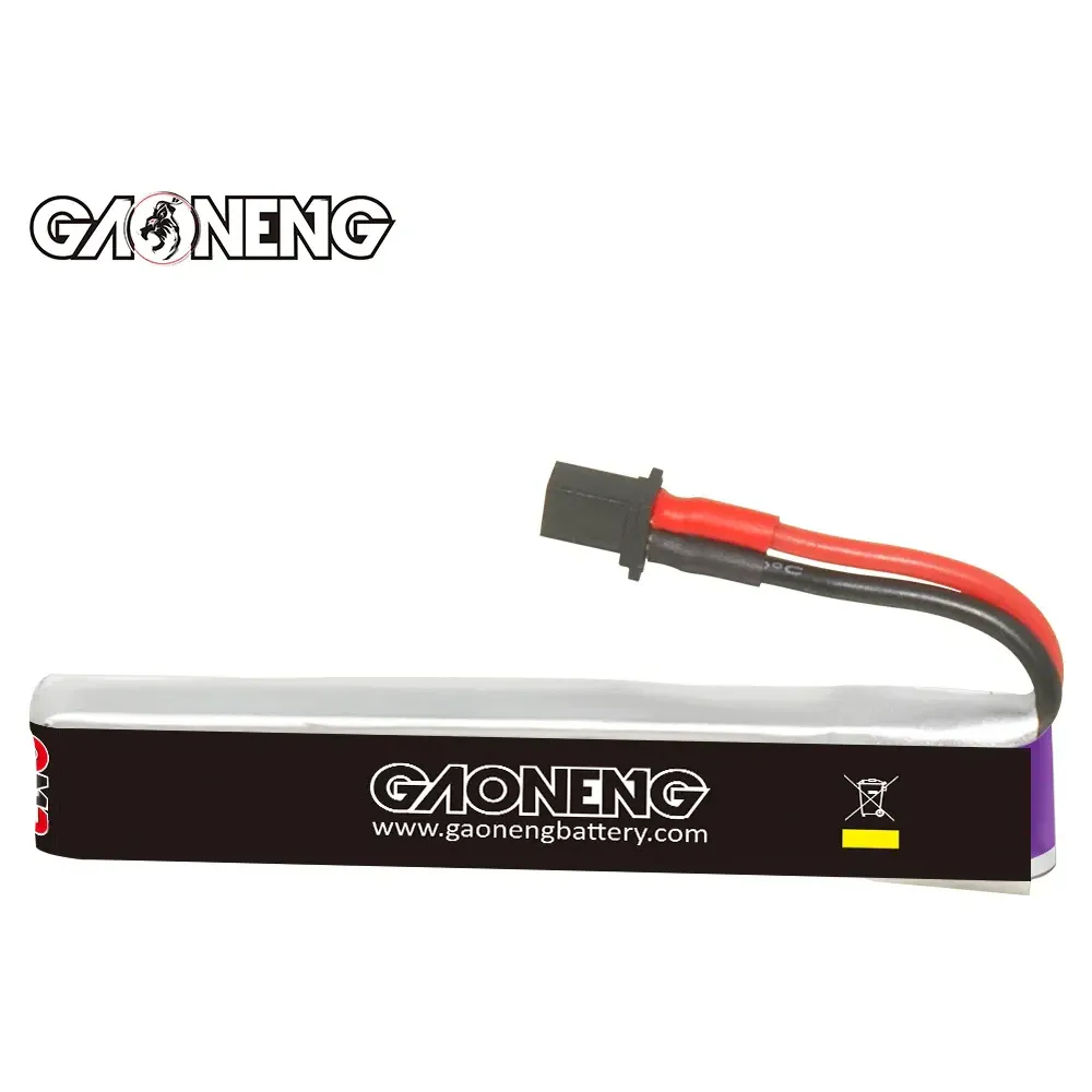 GAONENG GNB LiHV 1S 3.8V 380mAh 60C Whoop Battery