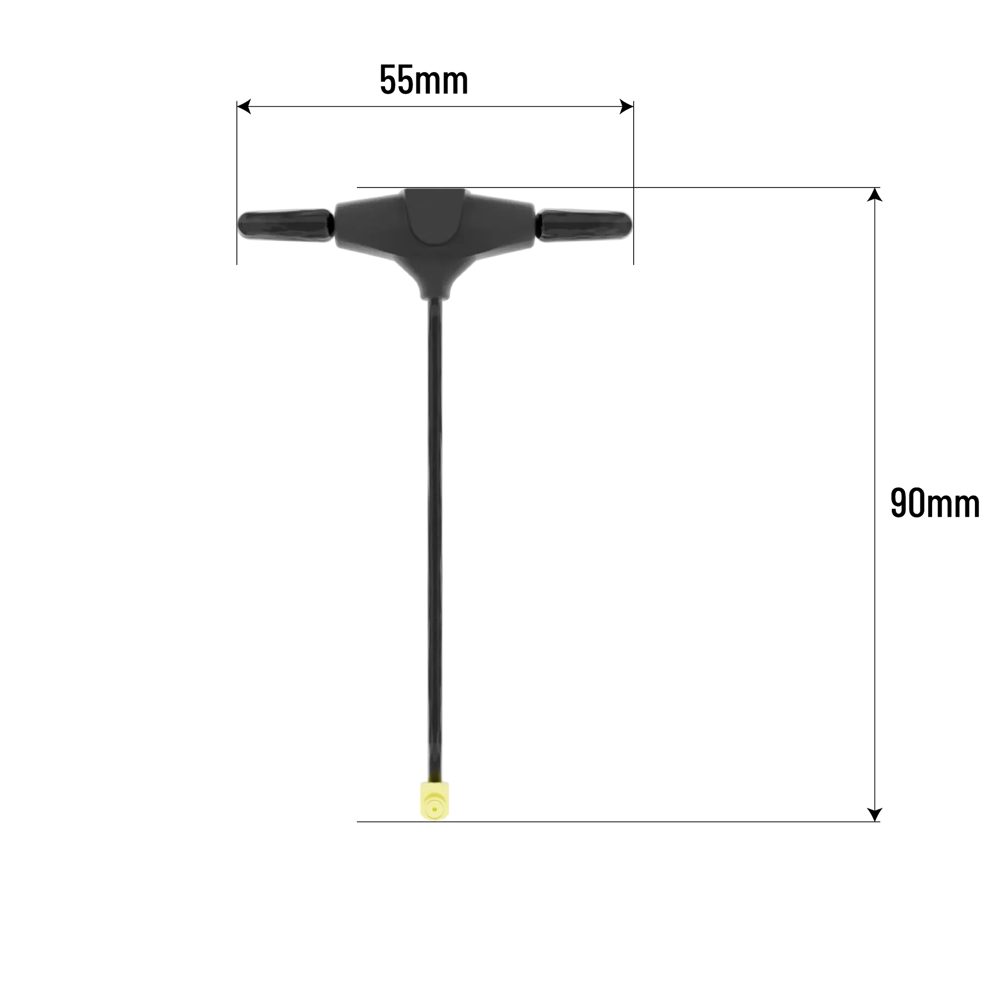 Zerodrag UFL 2.4GHz T Antenna for ELRS Receivers