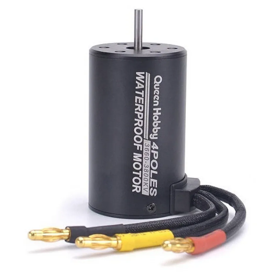 Queen Hobby 3650 Waterproof Brushless Motor for 1/8–1/10 RC Cars