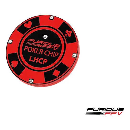 Furious FPV Poker Chip Antenna LHCP SMA