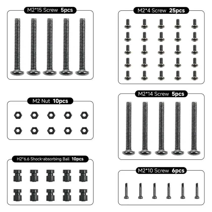 BetaFPV Screw Pack for Meteor65/75, Air75, Pavo20 & Aquila20