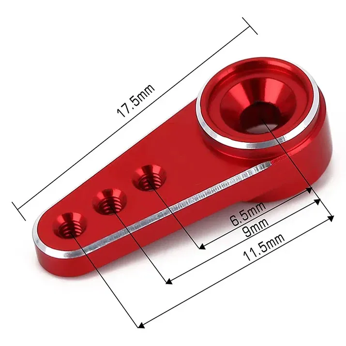 ReadyToSky Aluminium Servo Horn Arm, Red