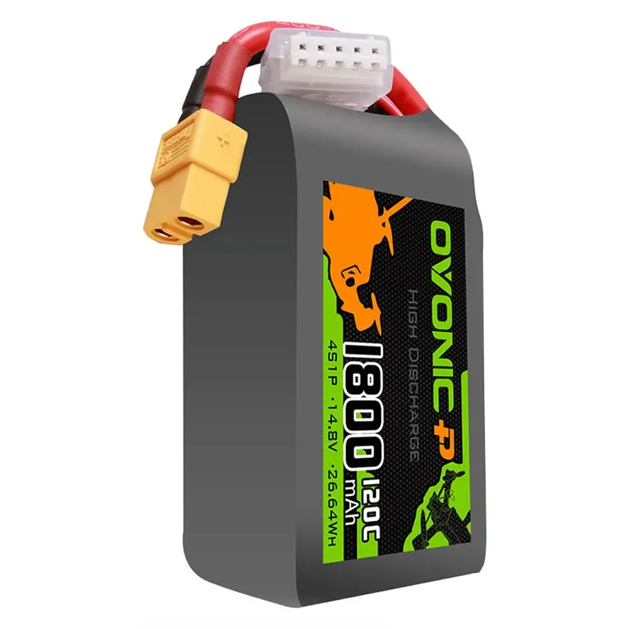 Ovonic 1800mAh 4S 120C 14.8V LiPo Battery with XT60 Plug