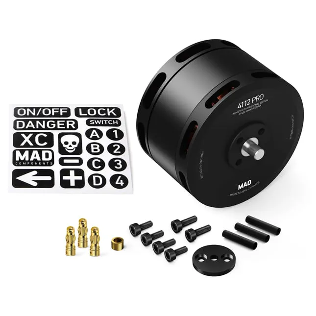 MAD 4112 IPE 450KV Feathering Propeller Motor Set of 2