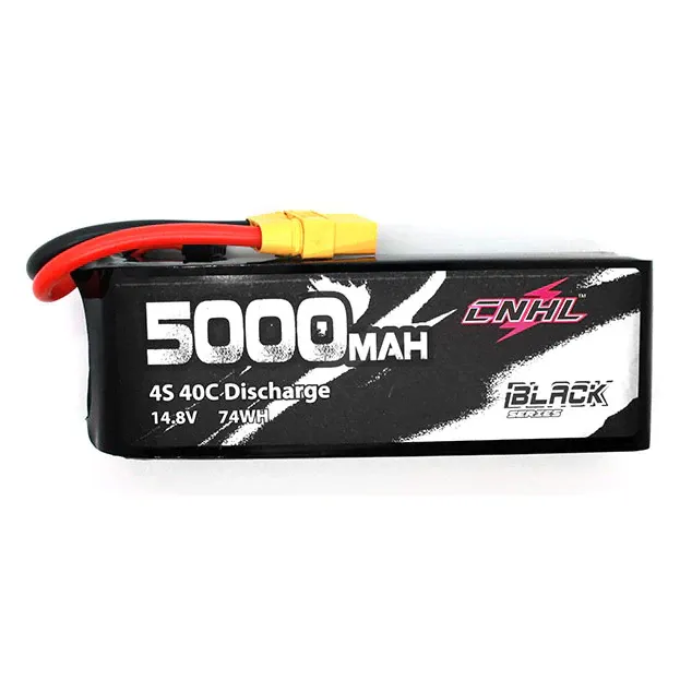 CNHL Black Series 5000mAh 4S 14.8V 40C LiPo Battery (XT90)