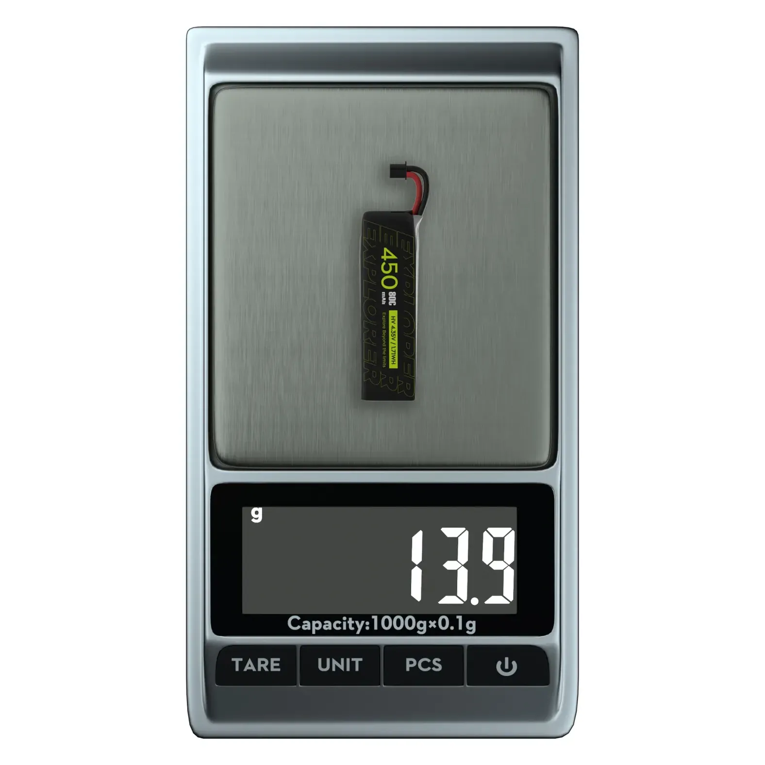 Flywoo Explorer 1S 450mAh HV LiPo Battery (A30 Plug, 4-Pack)