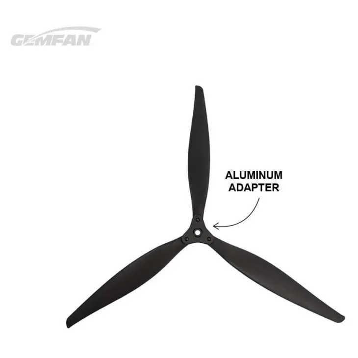 Gemfan 1510F 15x10 Folding 3-Blade Glass Fiber Nylon Propellers 2pcs
