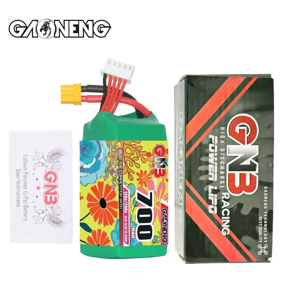 GAONENG GNB 700mAh 4S 14.8V 120C XT30 LiPo Battery