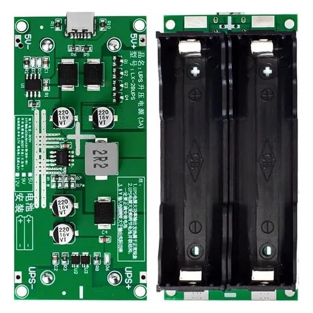 3A 18650 Lithium Battery Charger Module with Battery Box (5V Type-C)