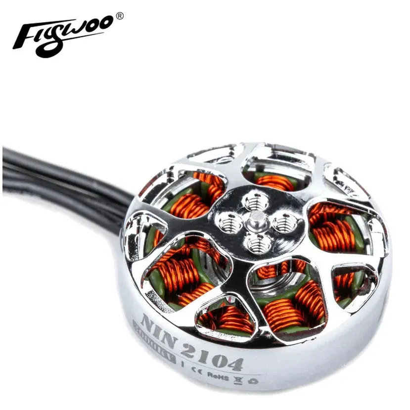Flywoo NIN 2104 Ultralight FPV Motor Silver