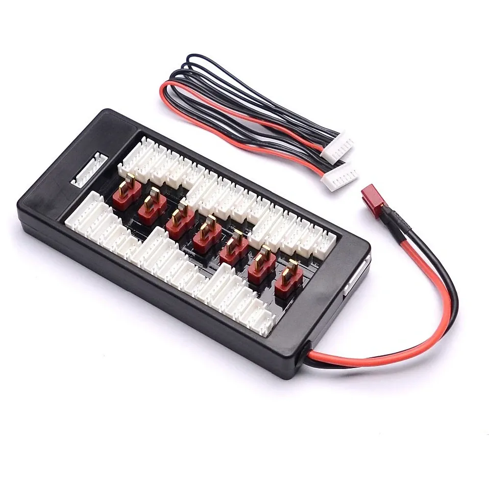 T-Plug 2-6S LiPo Parallel Charging Board for 6 Packs