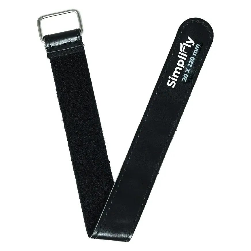 Simplifly 20×220mm Battery Strap with Silicone Grip