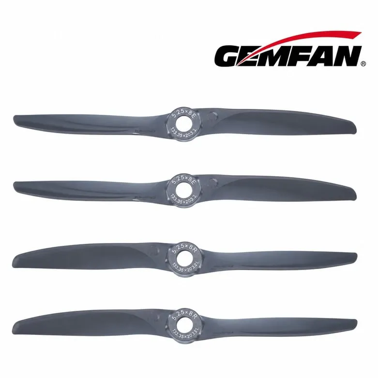 Gemfan Vortex 5.25x8 Glass Fiber Nylon Electric Propeller (2CW+2CCW)