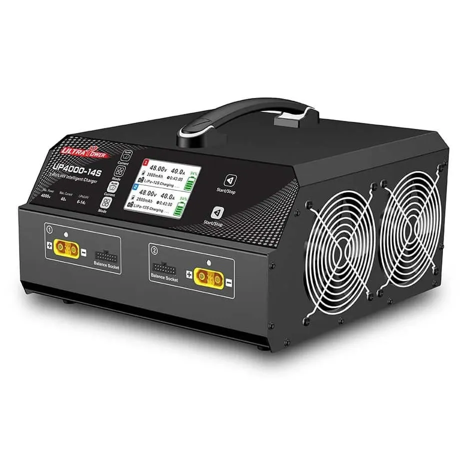 Ultra Power UP4000-14S 2x2000W 40A Dual-Channel 6-14S LiPo/LiHV Charger