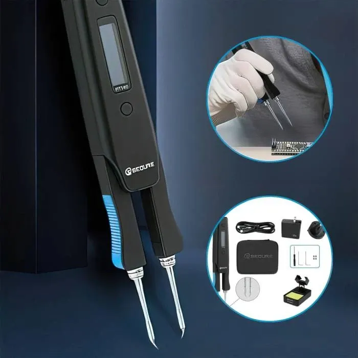 SEQURE HT140 2-in-1 Hot Tweezers with C210 Tips