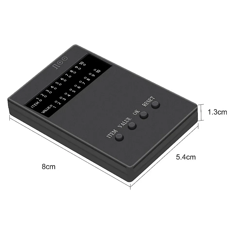 LED ESC Programming Card for 45A/60A/80A/120A Car ESCs