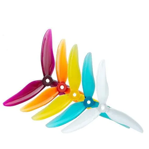 Gemfan Hurricane 51499 PC 3-Blade Propeller (Set of 4 — 2CW+2CCW)
