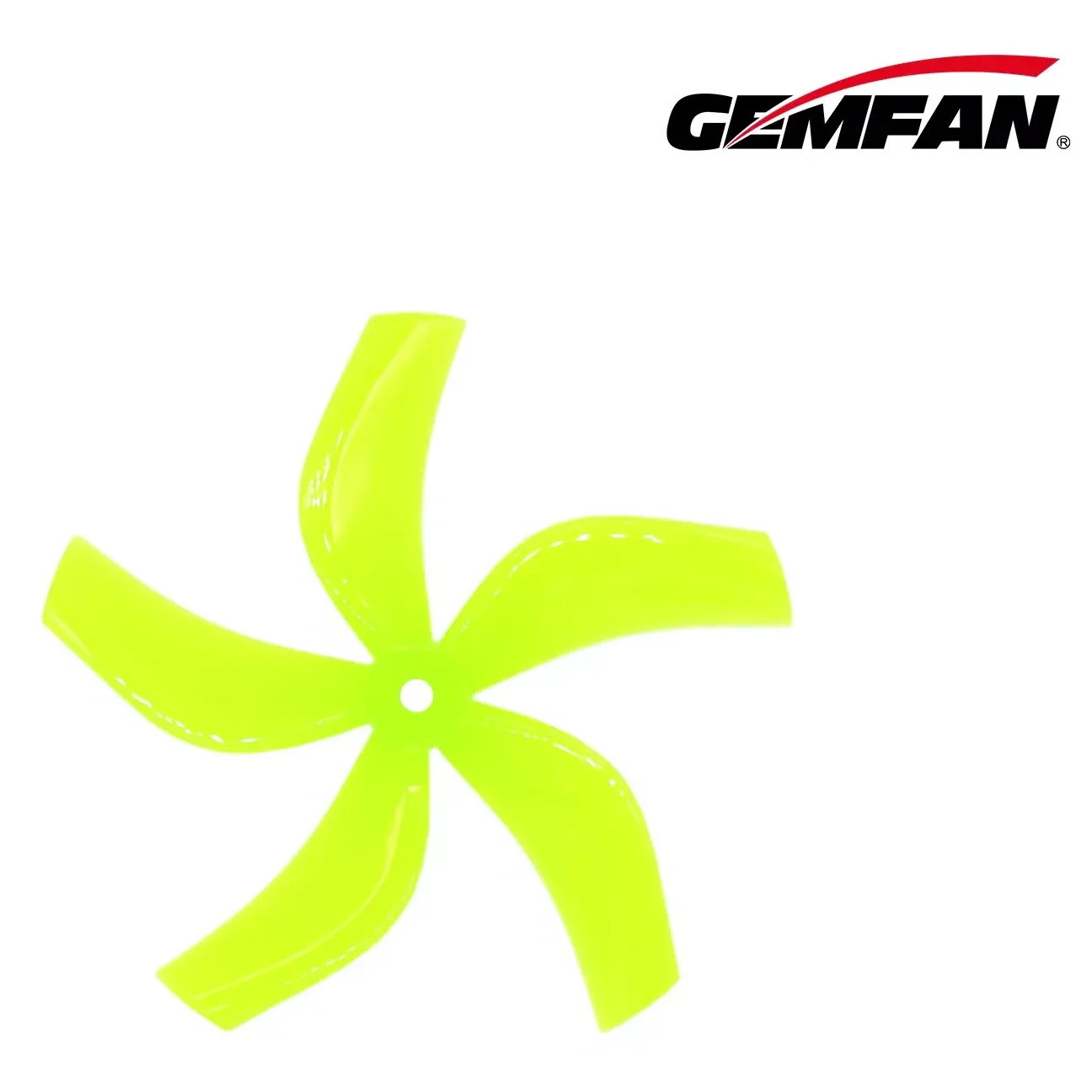 Gemfan D4-5 Ducted 101mm 4" Propeller (M5) (2CW+2CCW) — Color: Yellow