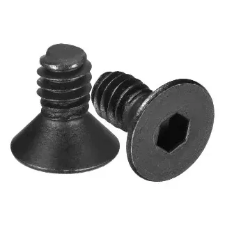 M2/M2.5/M3 Black Countersunk Hex Socket Screws (Pack of 10)