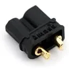 Amass XT30 Female Connector — Black (5 Pack)