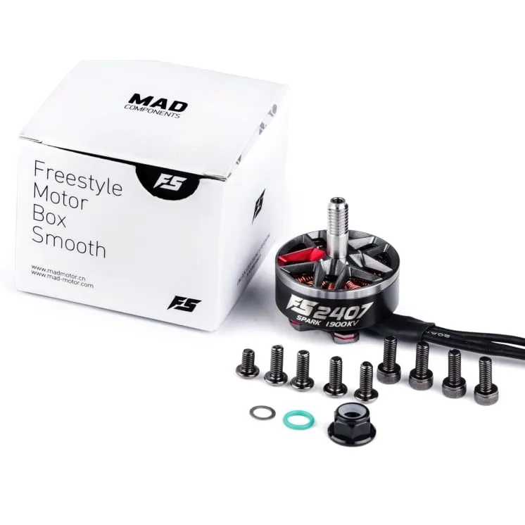 MAD FS 2407 Spark Motor — KV: 1900KV, Color: Green