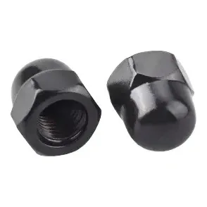 M3 Black 304 Stainless Steel Cap Nut (Pack of 10)