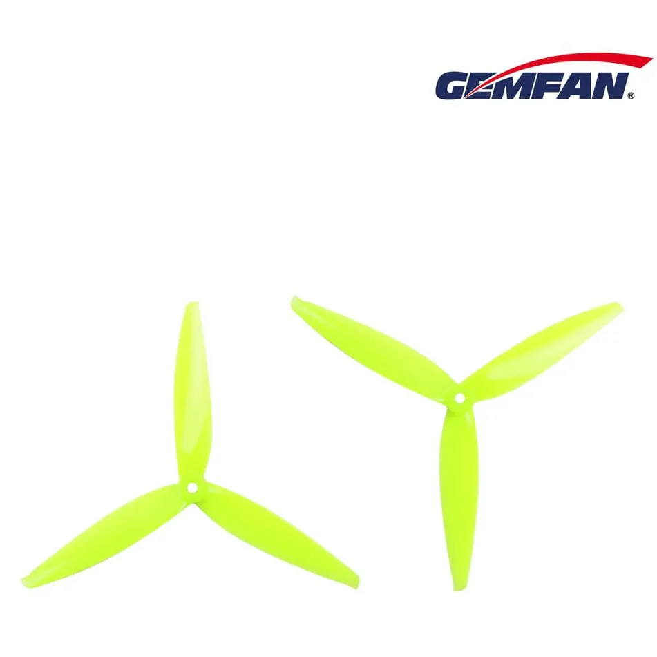 Gemfan Flash 7040 Durable 3-Blade Propeller — Color: Yellow