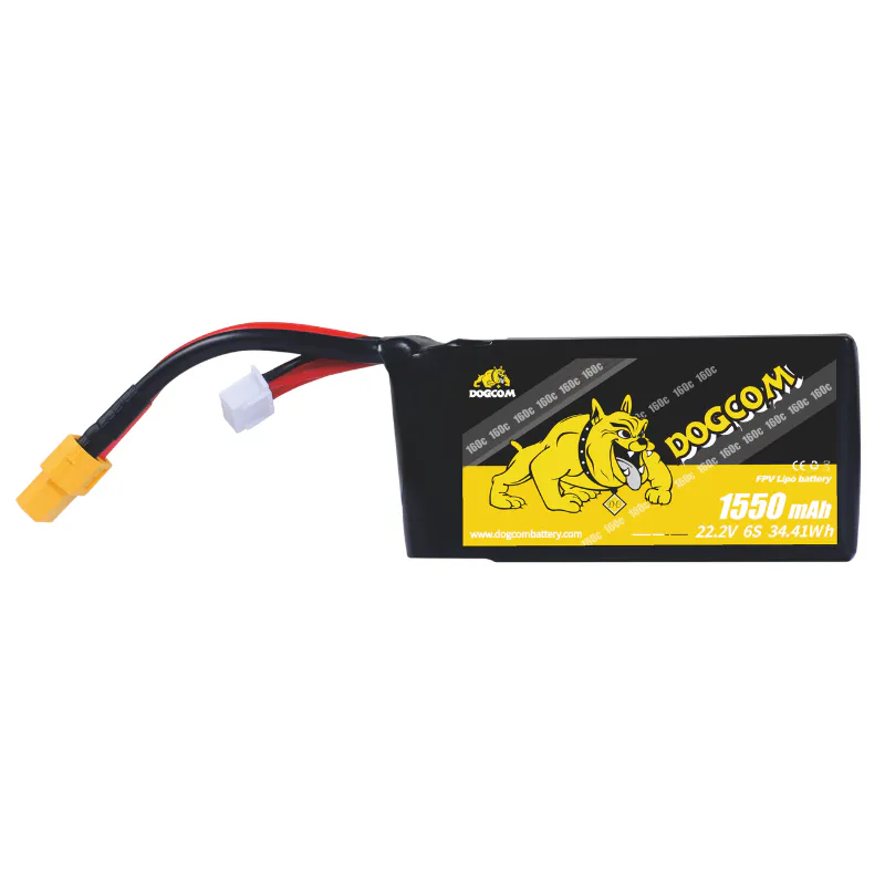 DOGCOM 6S 1550mAh 160C LiPo Battery (XT60)