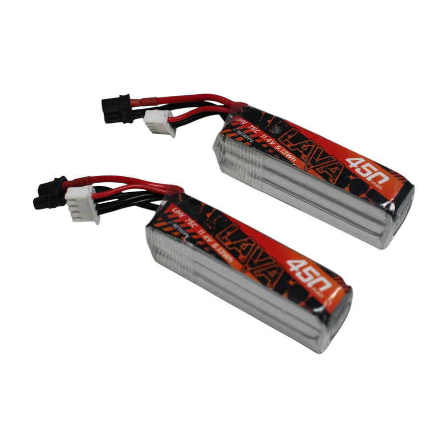 BetaFPV LAVA 3S 450mAh 75C Battery (2PCS)