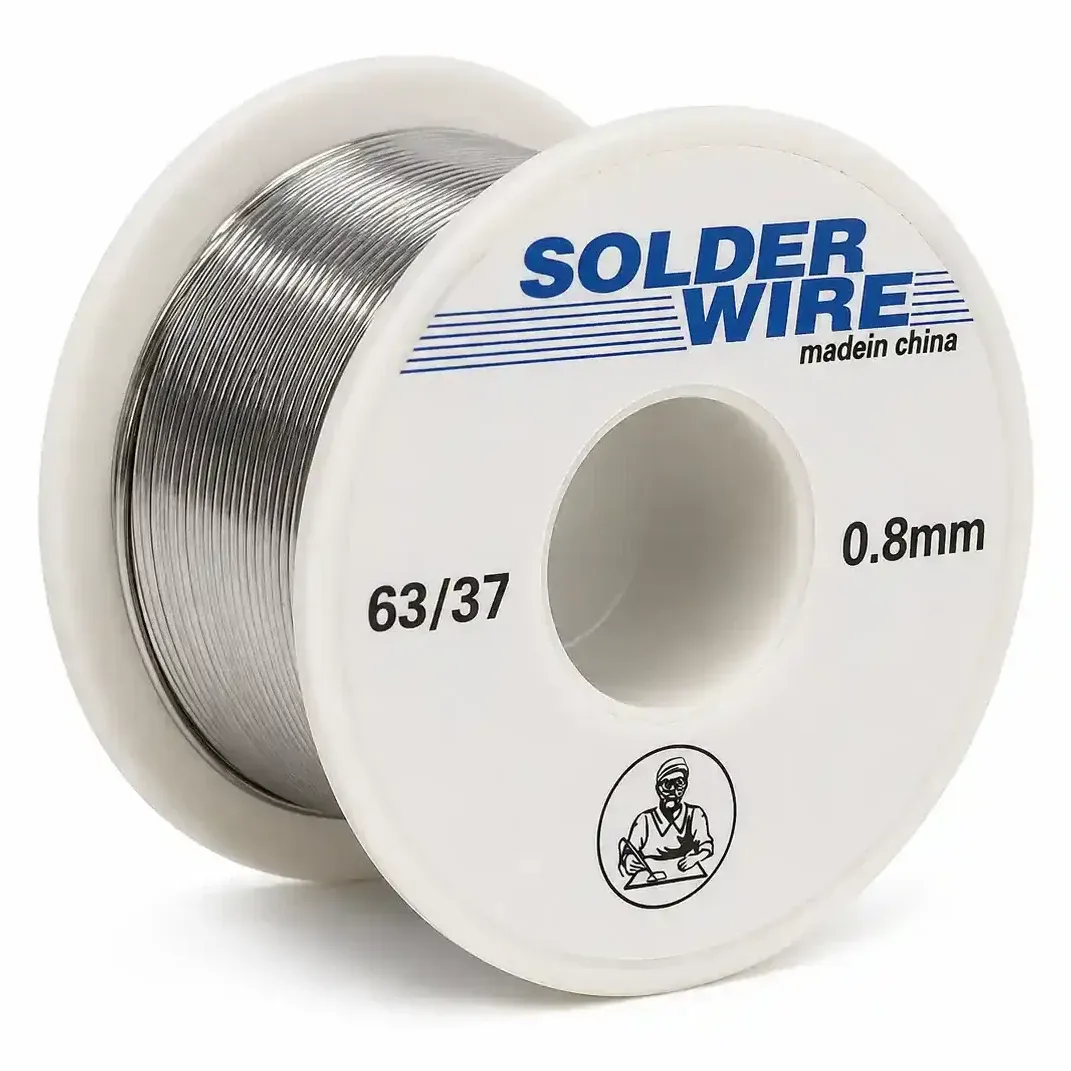 63/37 Tin Lead Rosin Core Solder Wire — Diameter: 0.8mm