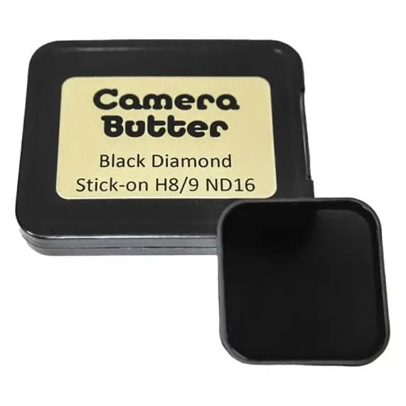Camera Butter Black Diamond Stick-on ND Filter for GoPro Hero 8/9 — Filter: ND16