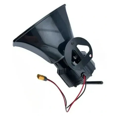 Wireless Drone Loudspeaker with Ground Mic, XT30 Plug & Hanging Mount
