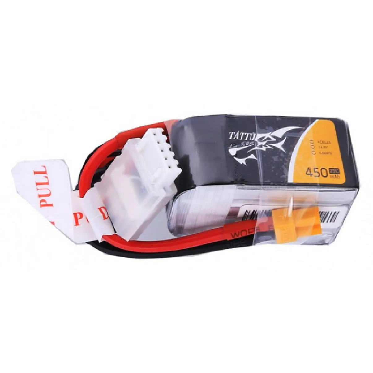 Tattu 450mAh 4S 75C 14.8V LiPo Battery (XT30)