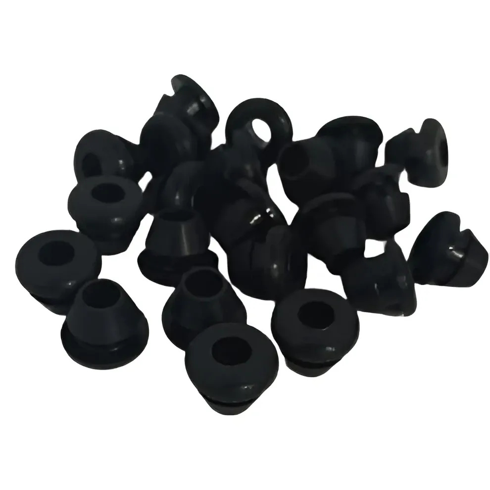 Naide Black Silicone Wire Protection Coil, 3x5 to 10x12mm