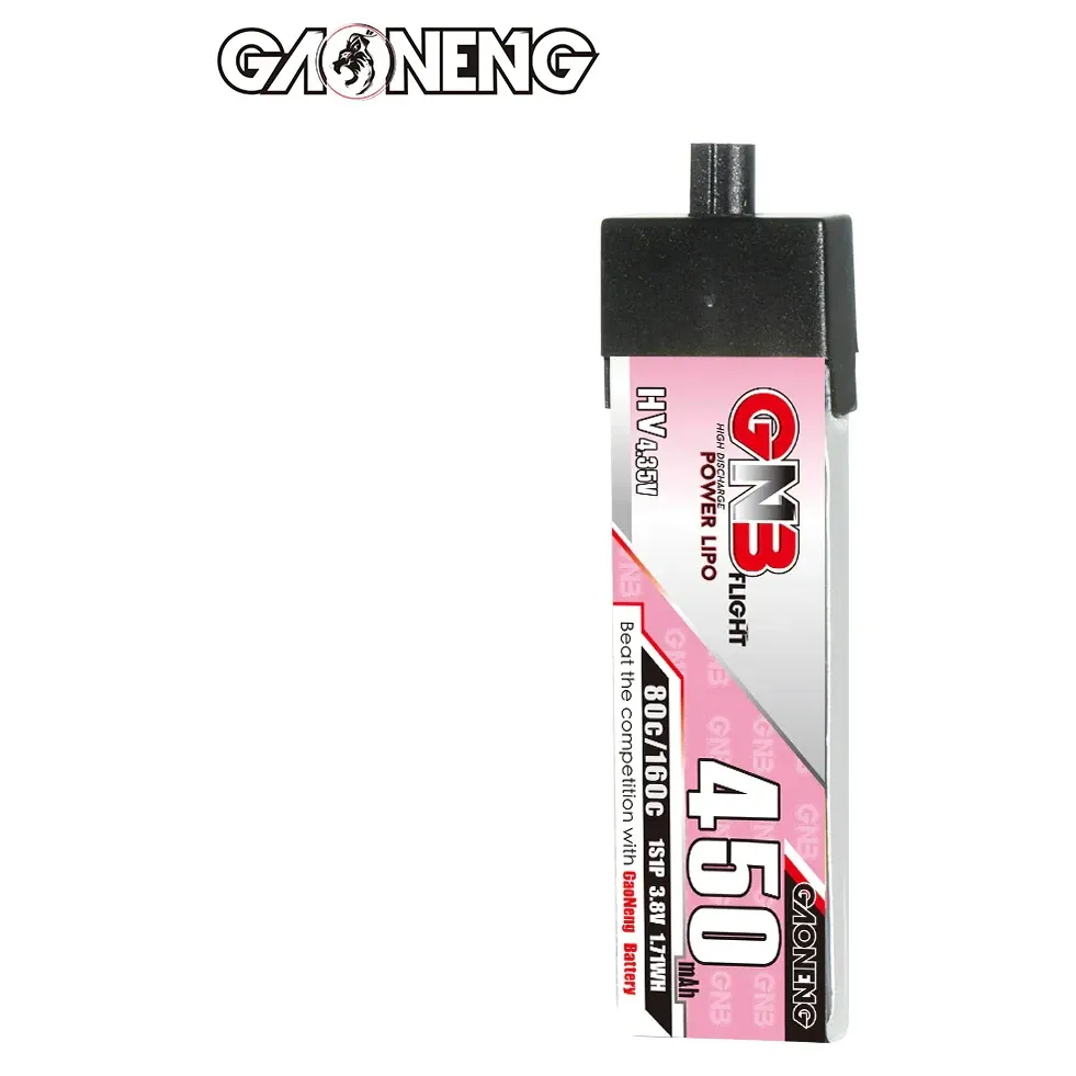 GAONENG GNB LiHV 450mAh 1S 3.8V 80C A30 Battery