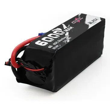CNHL Black Series 6000mAh 6S 22.2V 65C LiPo Battery (EC5)