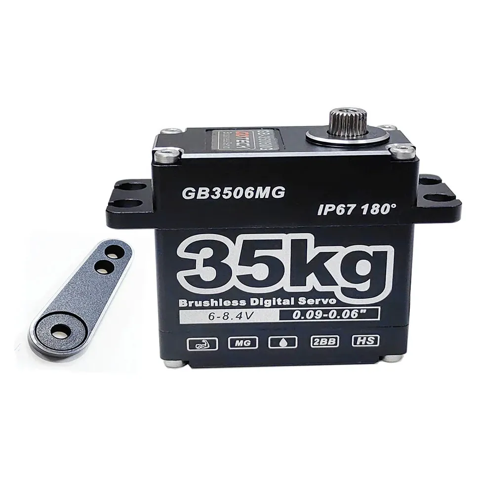 DYS Waterproof 35kg 8.4V Brushless Digital Servo (IP67) — Rotation: 180°