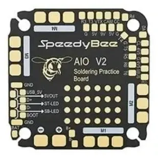 SpeedyBee F405 AIO V2 40A 8Bit 3-6S Flight Controller with CNC Heatsink