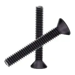 M2/M2.5/M3 Black Countersunk Hex Socket Screws (Pack of 10)