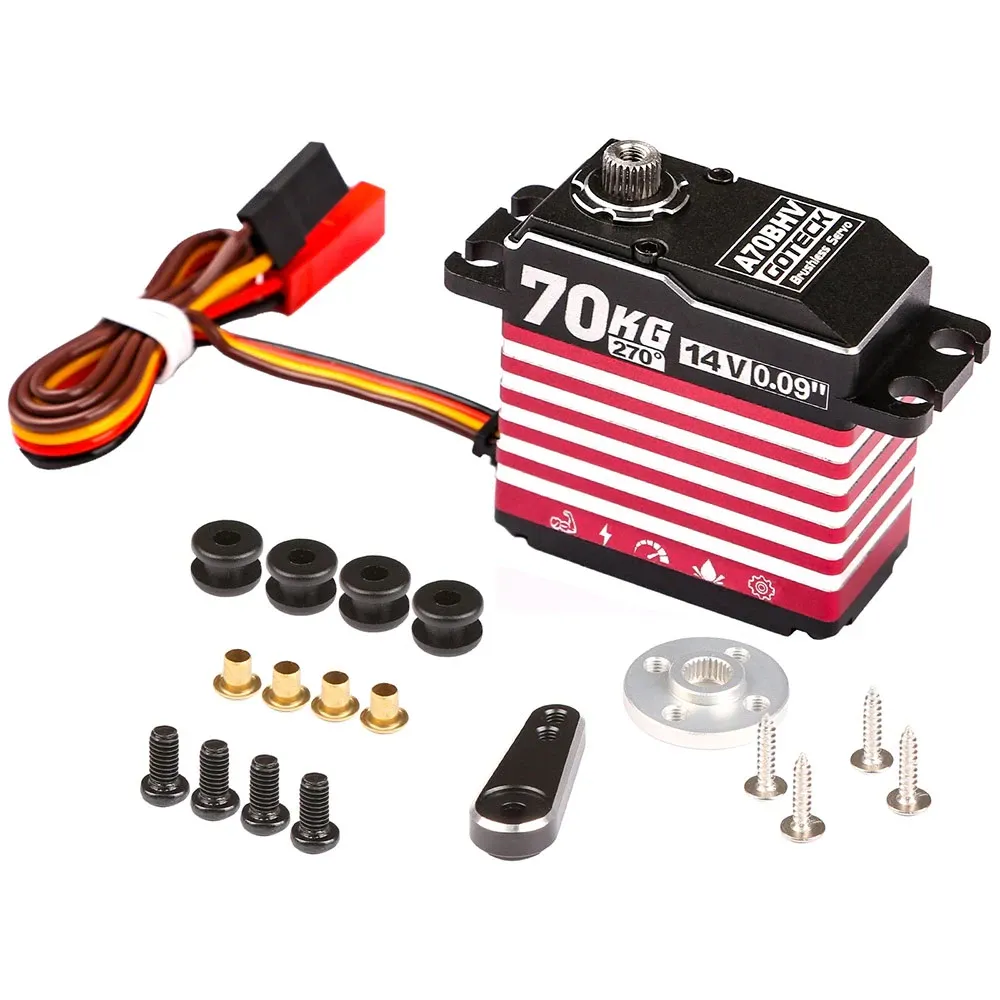 DYS Waterproof 70kg 14V Brushless Digital Servo (IP67) — Rotation: 270°